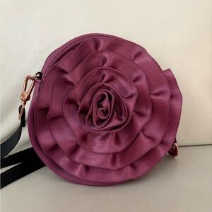 Harvey’s Rosette Convertible Crossbody in Plum